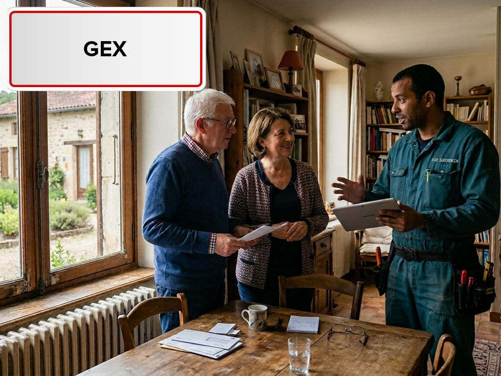 Installation de pompe à chaleur à Gex (01170) dans l'Ain